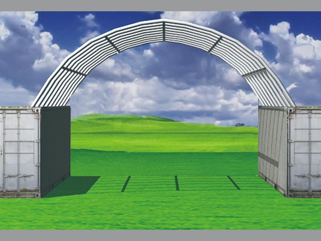 Photo '2' of PVC Container Dome Shelter Kit - 40FT w/ End Wall *NEW*