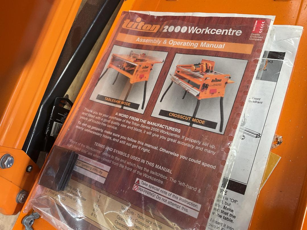 Photo '6' of Triton Workcentre 2000 - Portable Woodworking Station