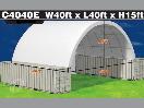 Thumbnail '4' of PVC Container Dome Shelter Kit - 40x40FT w/ End Wall - C4040E *NEW*