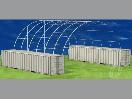 Thumbnail '2' of PVC Container Dome Shelter Kit - 40x40FT w/ End Wall - C4040E *NEW*