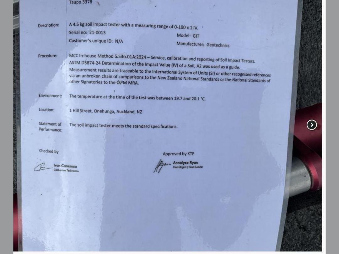 Photo '5' of Geotechnics Compaction Tester and other