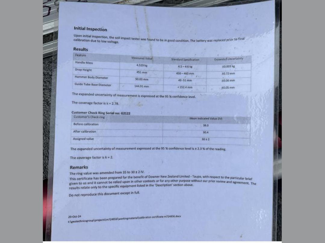 Photo '6' of Geotechnics Compaction Tester and other