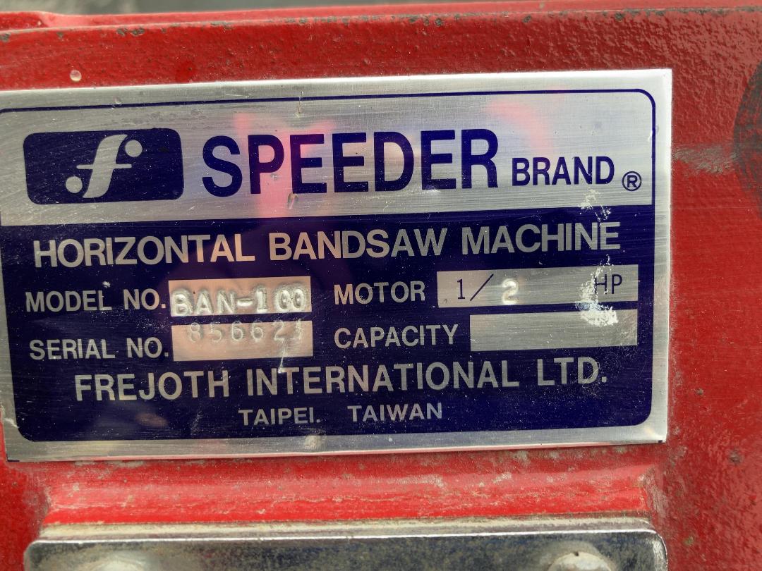 Photo '7' of Speeder - Horizontal Band Saw Photo '7' of Speeder - Horizontal Band Saw