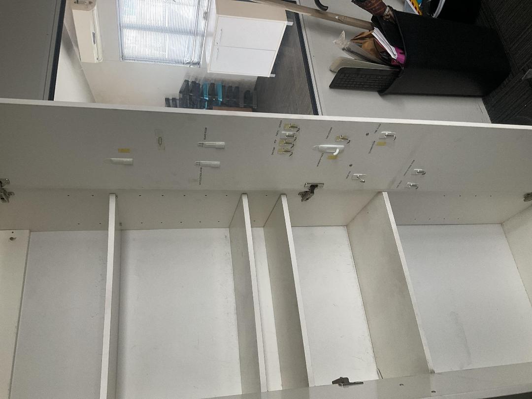 Photo '4' of Tall White Cupboard Photo '4' of Tall White Cupboard