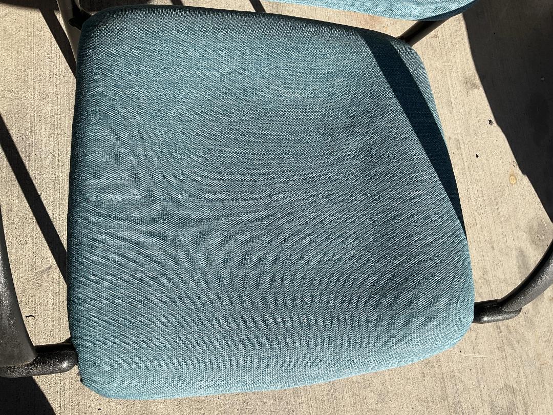 Photo '14' of 4x Blue/Black Coloured Reception/Waiting Room Chairs