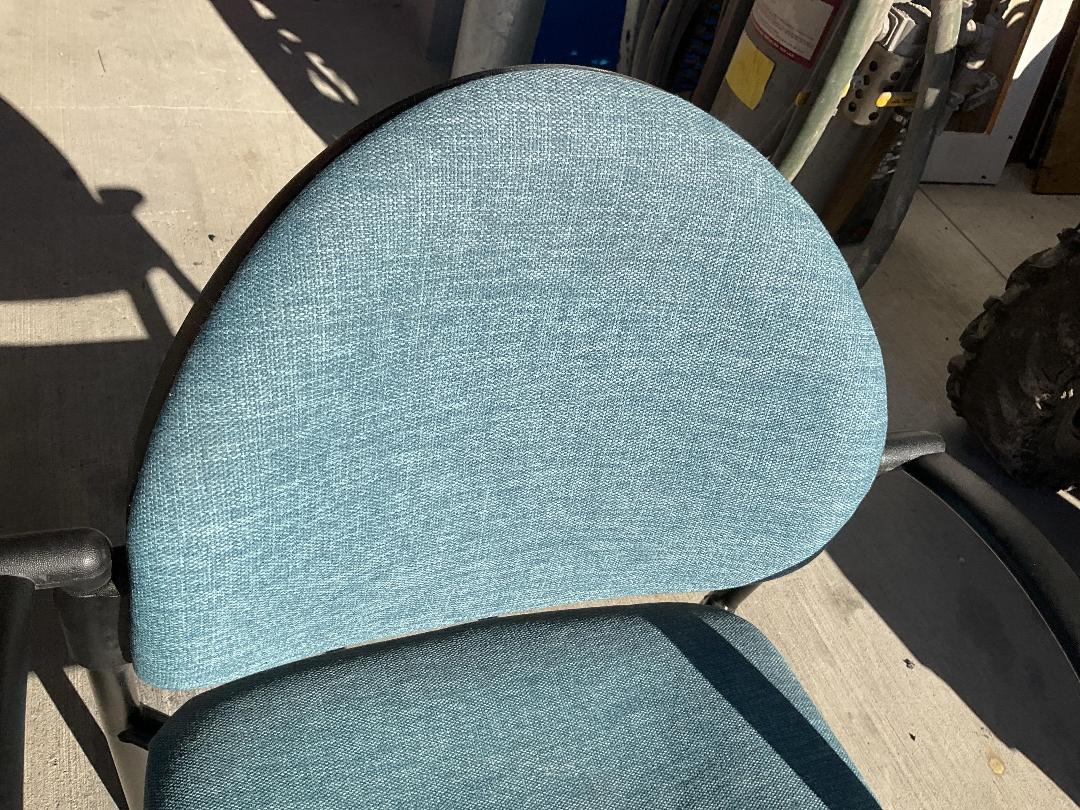 Photo '16' of 4x Blue/Black Coloured Reception/Waiting Room Chairs