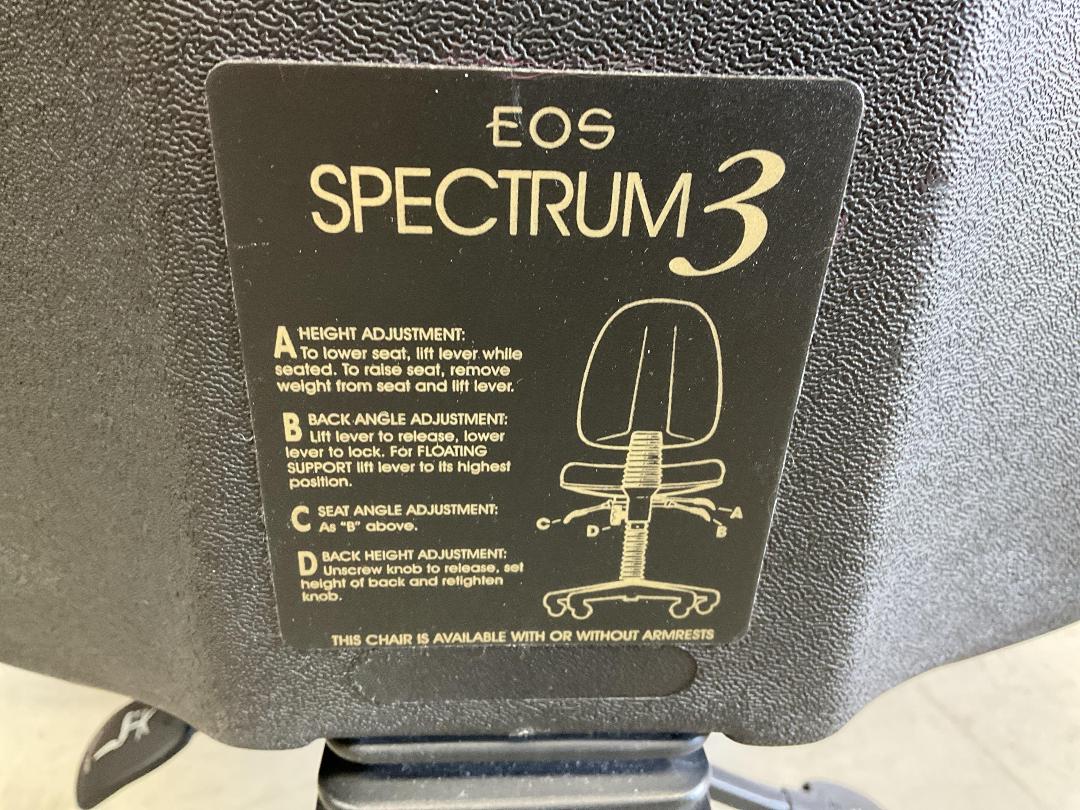 Photo '2' of EOS Spectrum3 Red/Black Coloured Office Chair