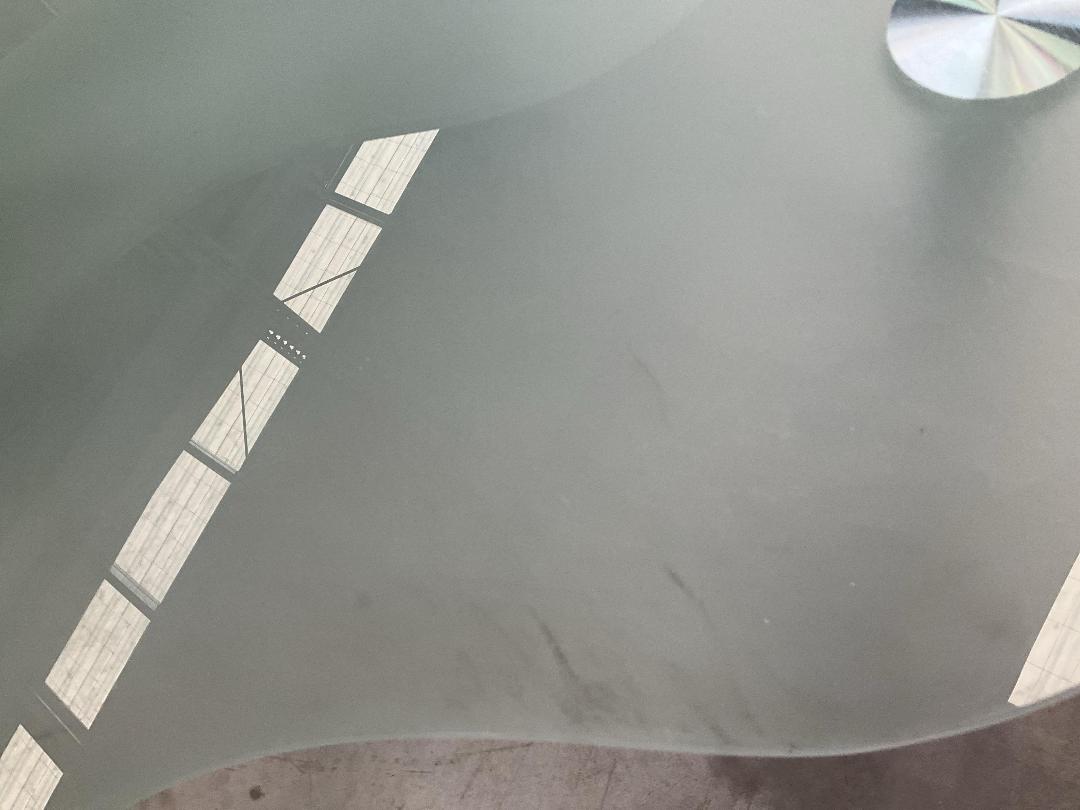 Photo '4' of Glass-Like Desk with Metal-Like Legs Photo '4' of Glass-Like Desk with Metal-Like Legs