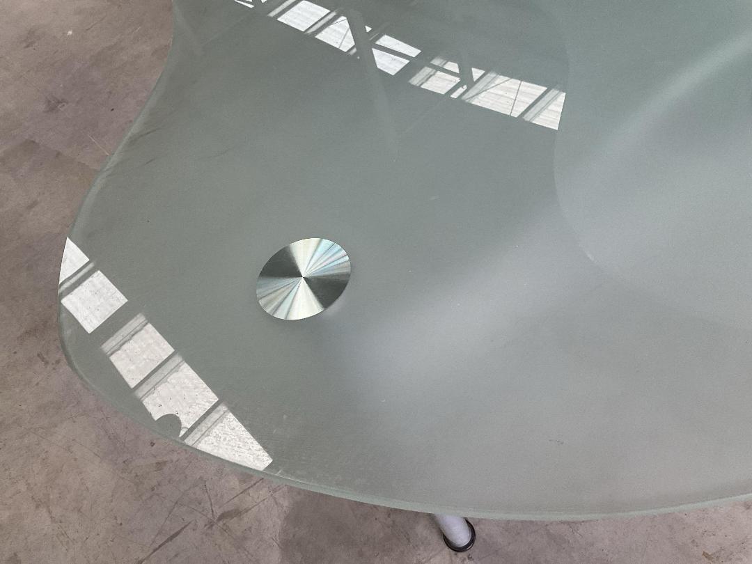 Photo '8' of Glass-Like Desk with Metal-Like Legs Photo '8' of Glass-Like Desk with Metal-Like Legs