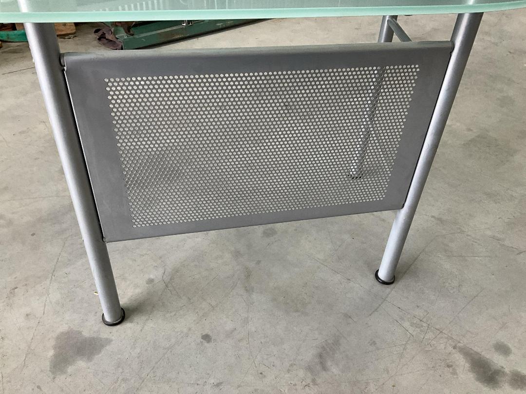 Photo '11' of Glass-Like Desk with Metal-Like Legs Photo '11' of Glass-Like Desk with Metal-Like Legs