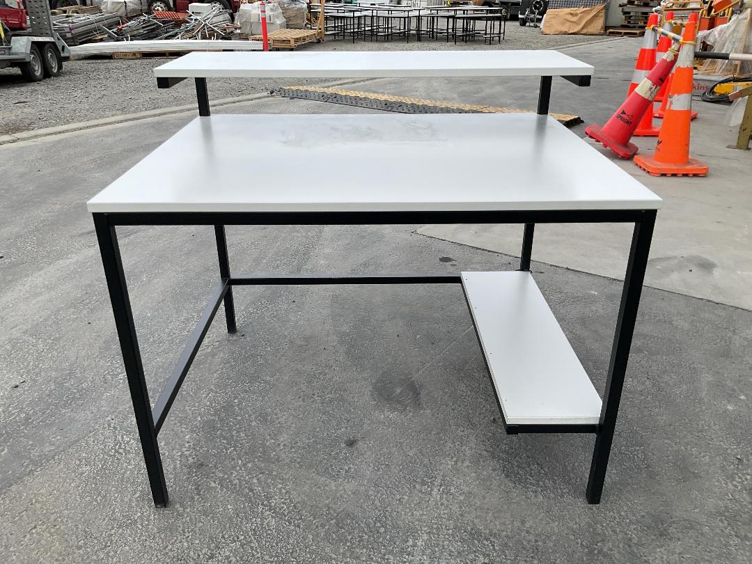 Photo '2' of Office Desk w/ Intergrated Shelving - 1000 x 800