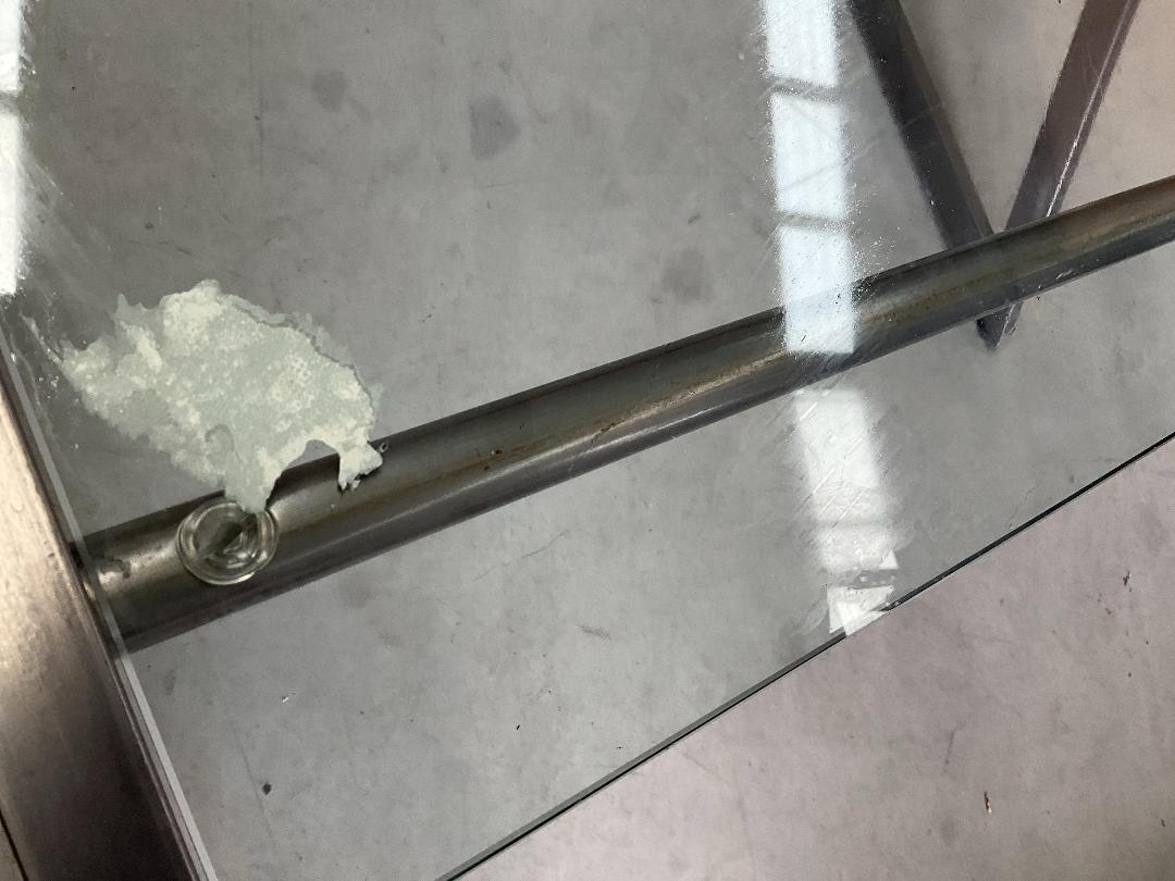 Photo '12' of Glass-Like Top with Metal-Like Legs Desk Photo '12' of Glass-Like Top with Metal-Like Legs Desk