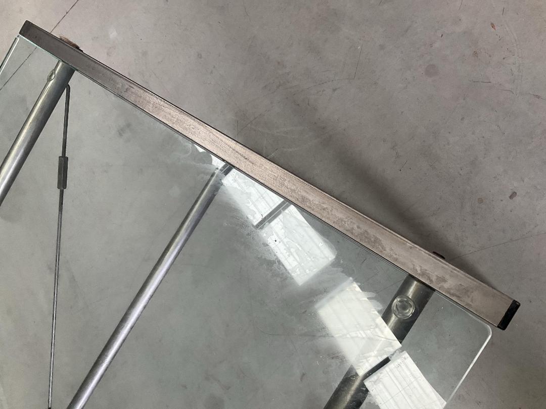 Photo '13' of Glass-Like Top with Metal-Like Legs Desk Photo '13' of Glass-Like Top with Metal-Like Legs Desk