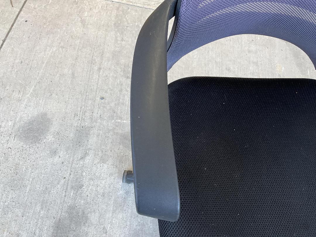 Photo '5' of Black/Purple Coloured Office Chair