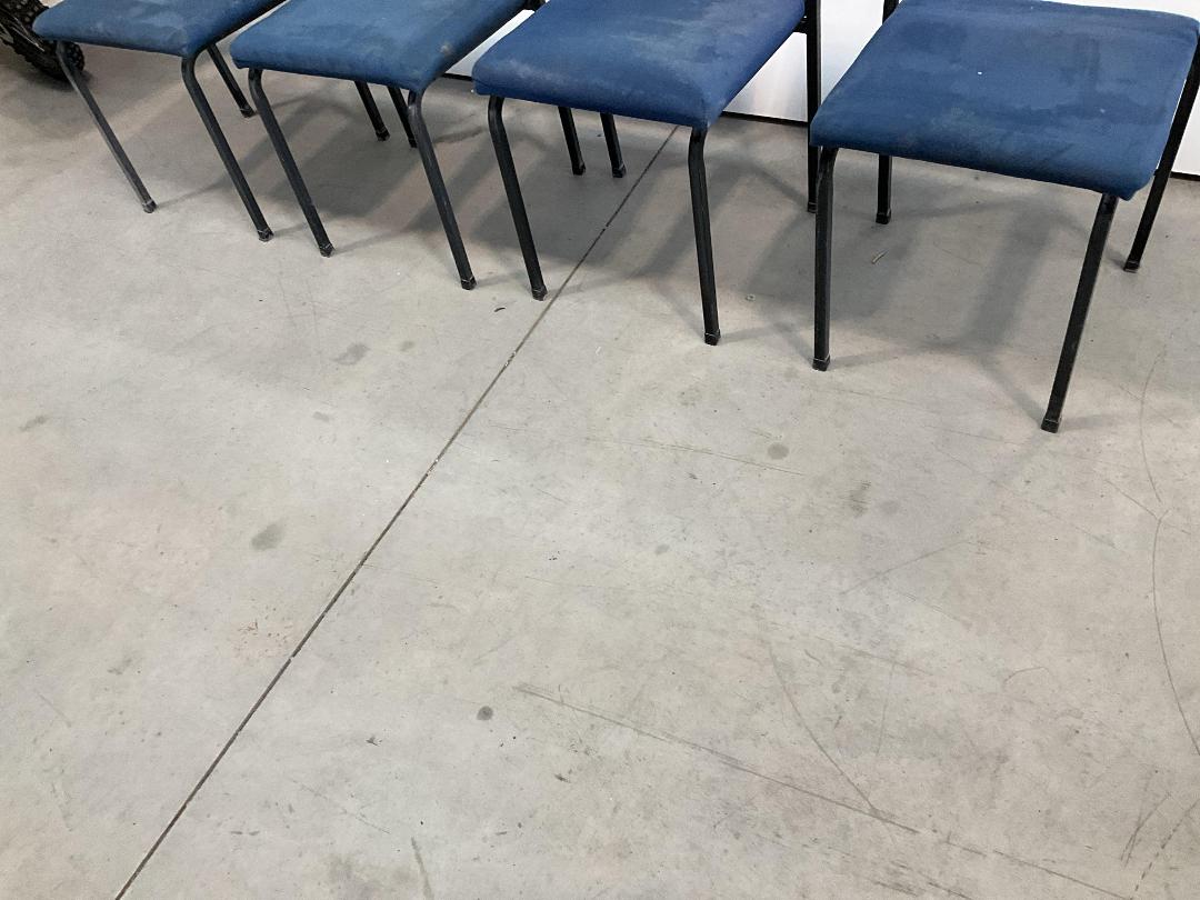 Photo '13' of 4x Blue Coloured Reception/Waiting Room Chairs or Similar