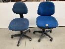 Thumbnail '1' of 2x Blue Coloured Office Chairs