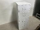 Thumbnail '1' of Precision 4Drawer White Coloured Filing Cabinet