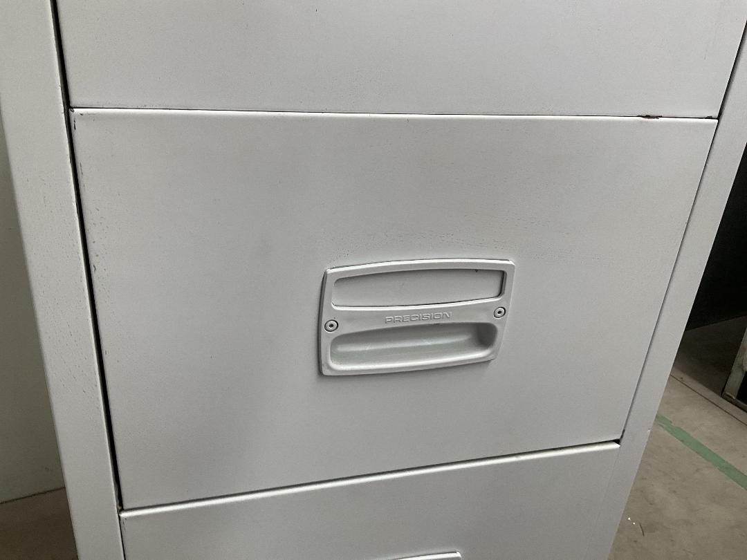 Photo '10' of Precision 4Drawer White Coloured Filing Cabinet Photo '10' of Precision 4Drawer White Coloured Filing Cabinet