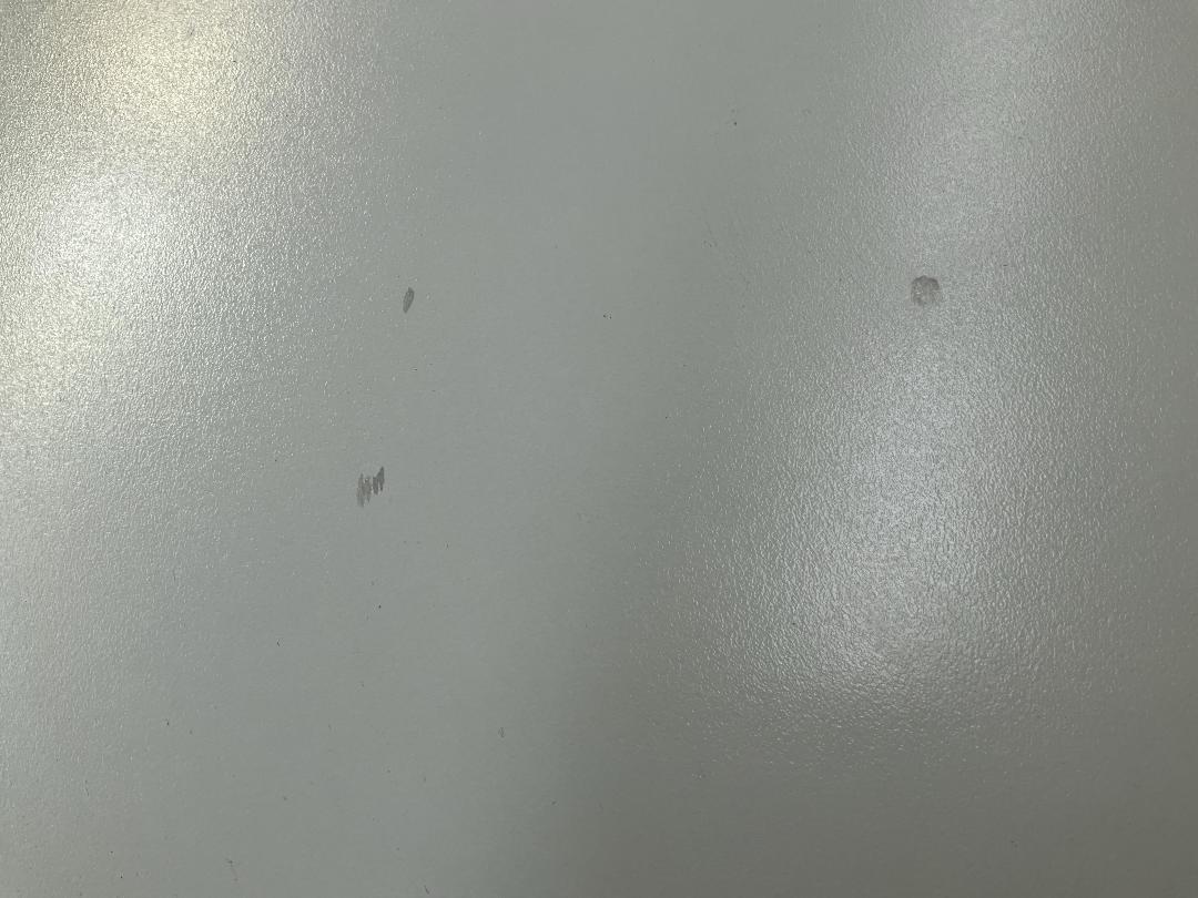 Photo '3' of Short Light Grey Coloured Desk for Displaying Brochures or Similar