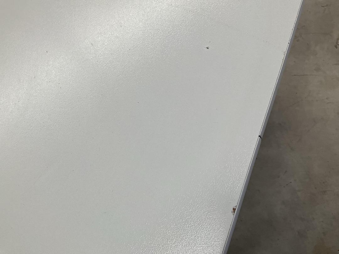 Photo '6' of Short Light Grey Coloured Desk for Displaying Brochures or Similar