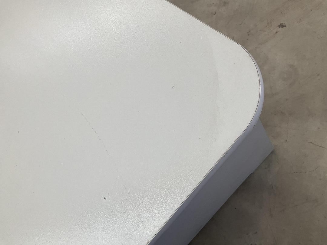 Photo '7' of Short Light Grey Coloured Desk for Displaying Brochures or Similar