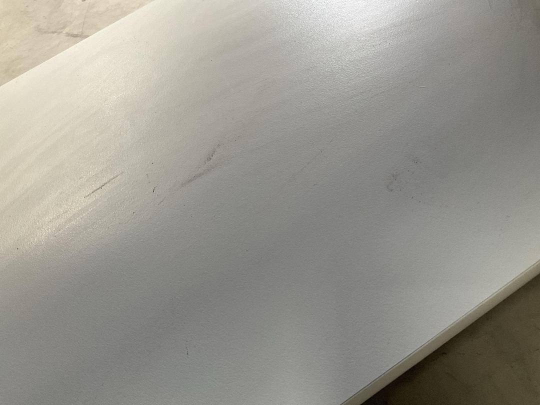 Photo '10' of Short Light Grey Coloured Desk for Displaying Brochures or Similar