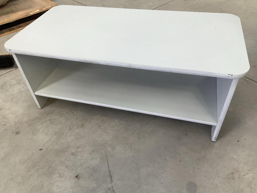 Photo '15' of Short Light Grey Coloured Desk for Displaying Brochures or Similar