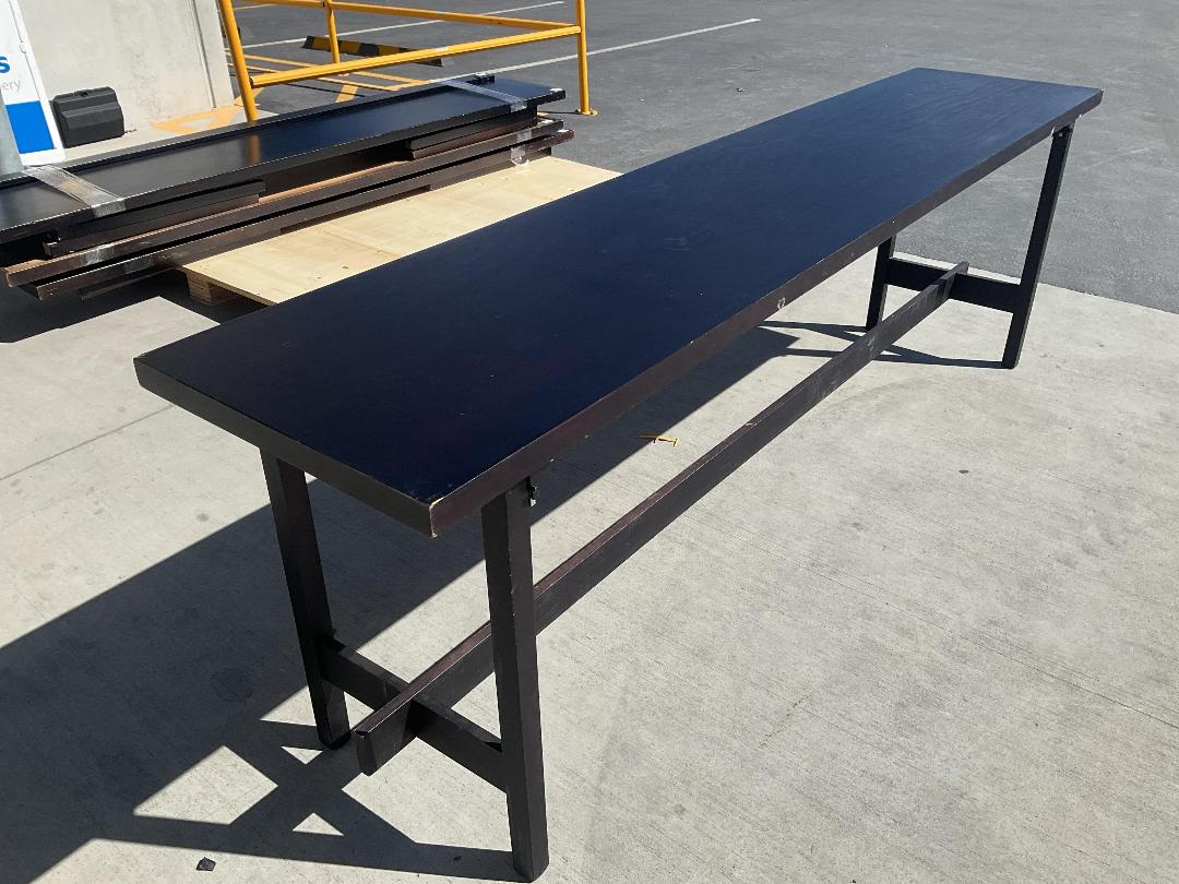 Photo '4' of Trestle / Folding Wood Table - 2400 x 500 x 750