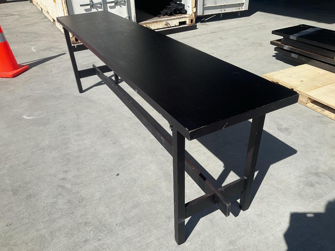 Photo '3' of Trestle / Folding Wood Table - 2400 x 500 x 750