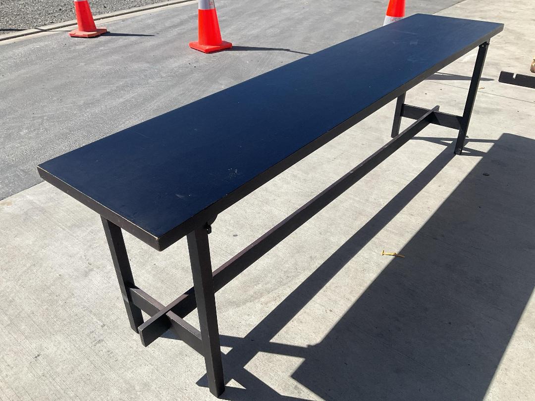 Photo '2' of Trestle / Folding Wood Table - 2400 x 500 x 750