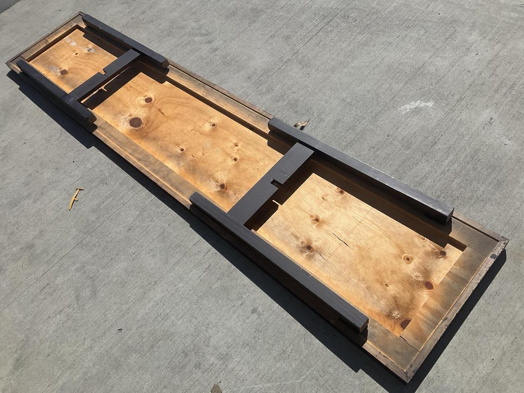 Photo '10' of Trestle / Folding Wood Table - 2400 x 500 x 750