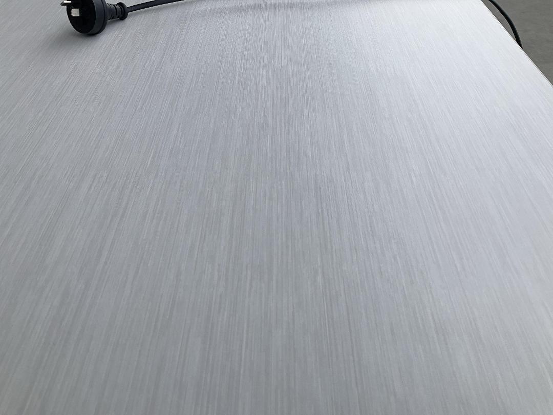 Photo '3' of Light Grey Woodgrain Electric Office Desk Photo '3' of Light Grey Woodgrain Electric Office Desk