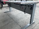 Thumbnail '2' of Light Grey Woodgrain Electric Office Desk