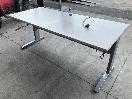 Thumbnail '2' of Light Grey Woodgrain Electric Office Desk