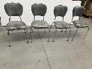 Thumbnail '1' of 4x Grey Coloured Workshop Waiting Room Chairs or Similar