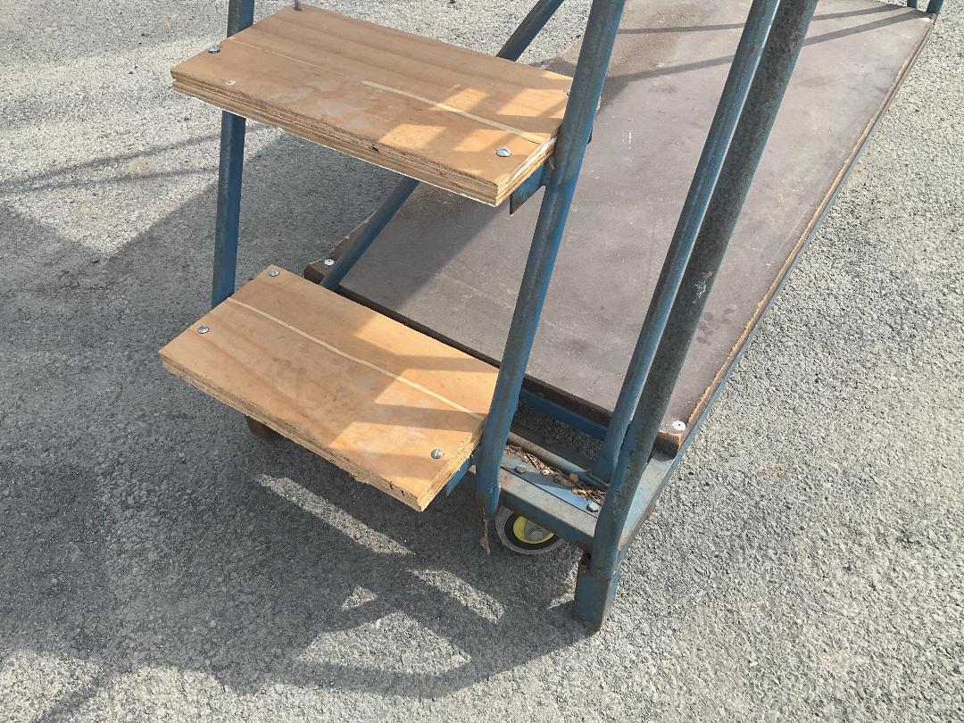 Photo '6' of Custom Mobile Platform Ladder Photo '6' of Custom Mobile Platform Ladder