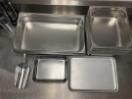 Thumbnail '4' of Bulk lot of stainless trays & 1 x stainless scoop