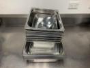 Thumbnail '1' of Bulk lot of stainless trays & 1 x stainless scoop