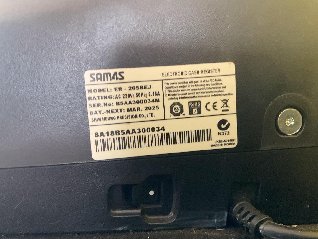 Photo '5' of 2025 SAM4S Cash Register