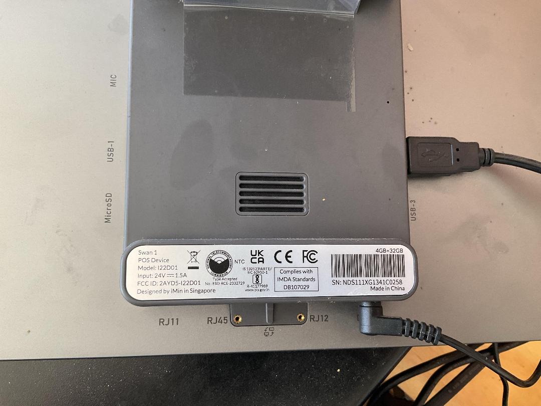 Photo '6' of Point of Sale Set up