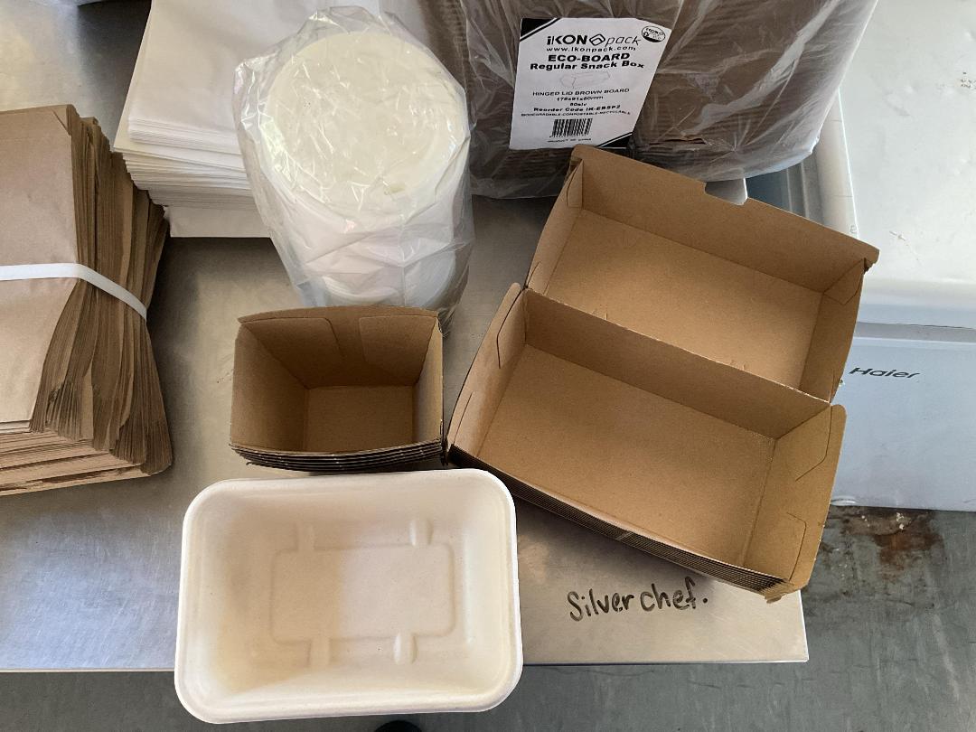 Photo '8' of Various take away food packaging products