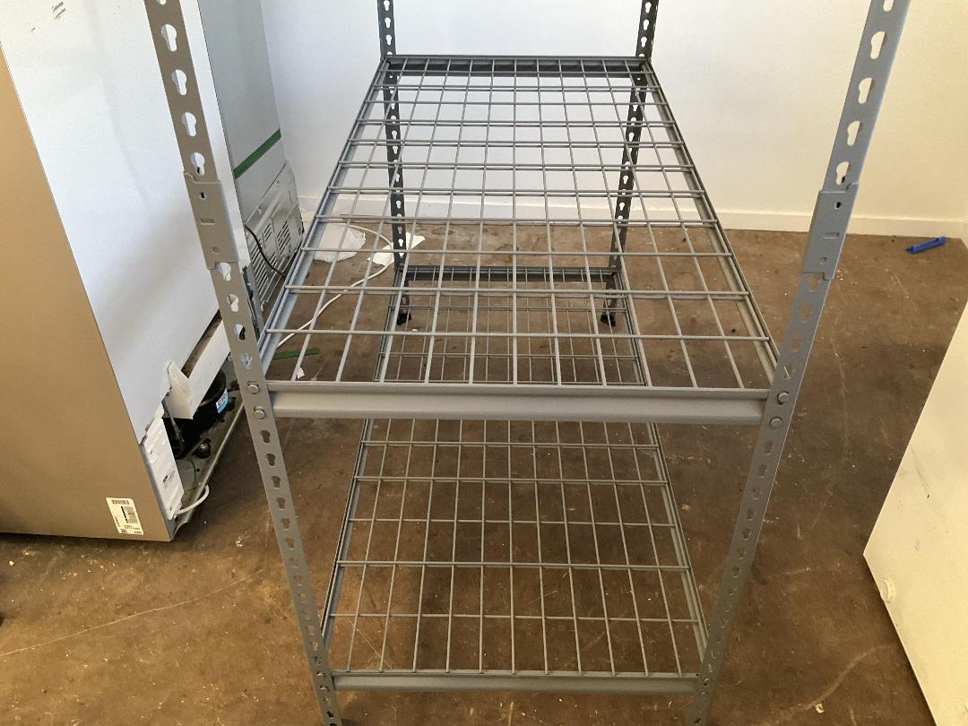 Photo '4' of Heavy duty steel shelving Photo '4' of Heavy duty steel shelving