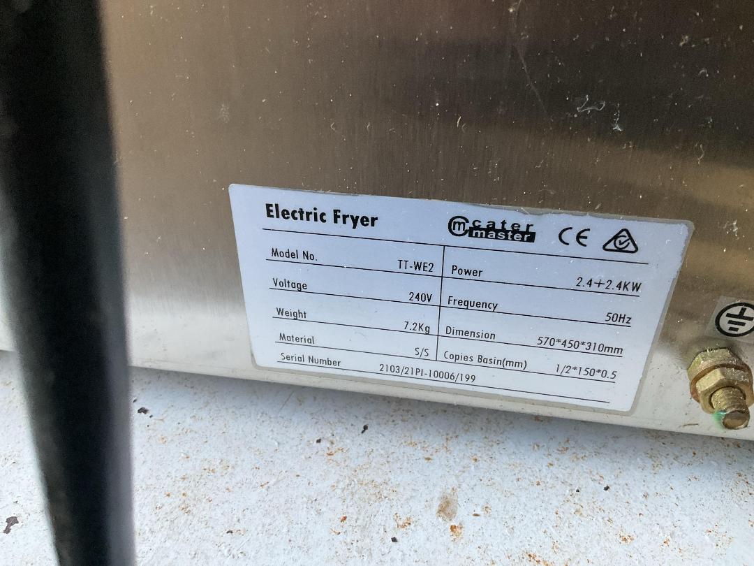Photo '4' of Cater Master Electric Fryer Photo '4' of Cater Master Electric Fryer