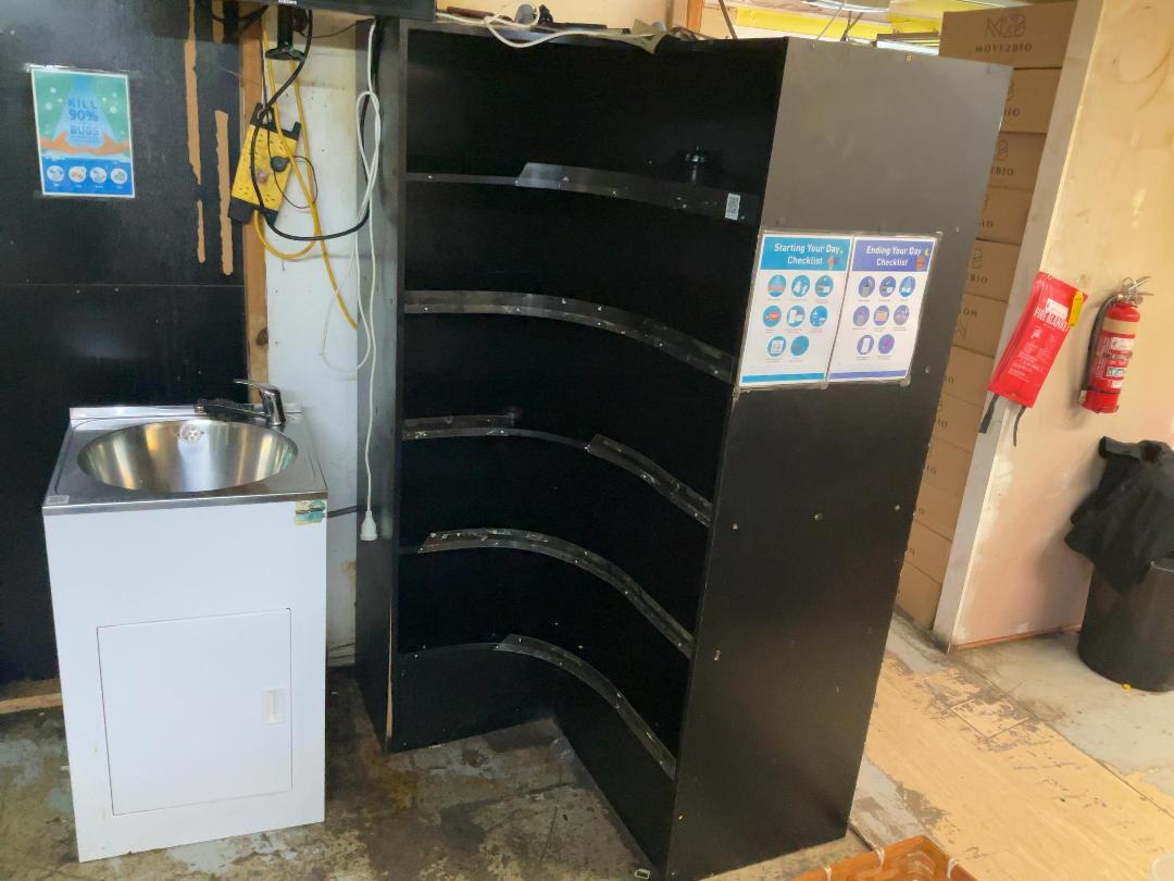 Photo '2' of Black Corner shelf unit