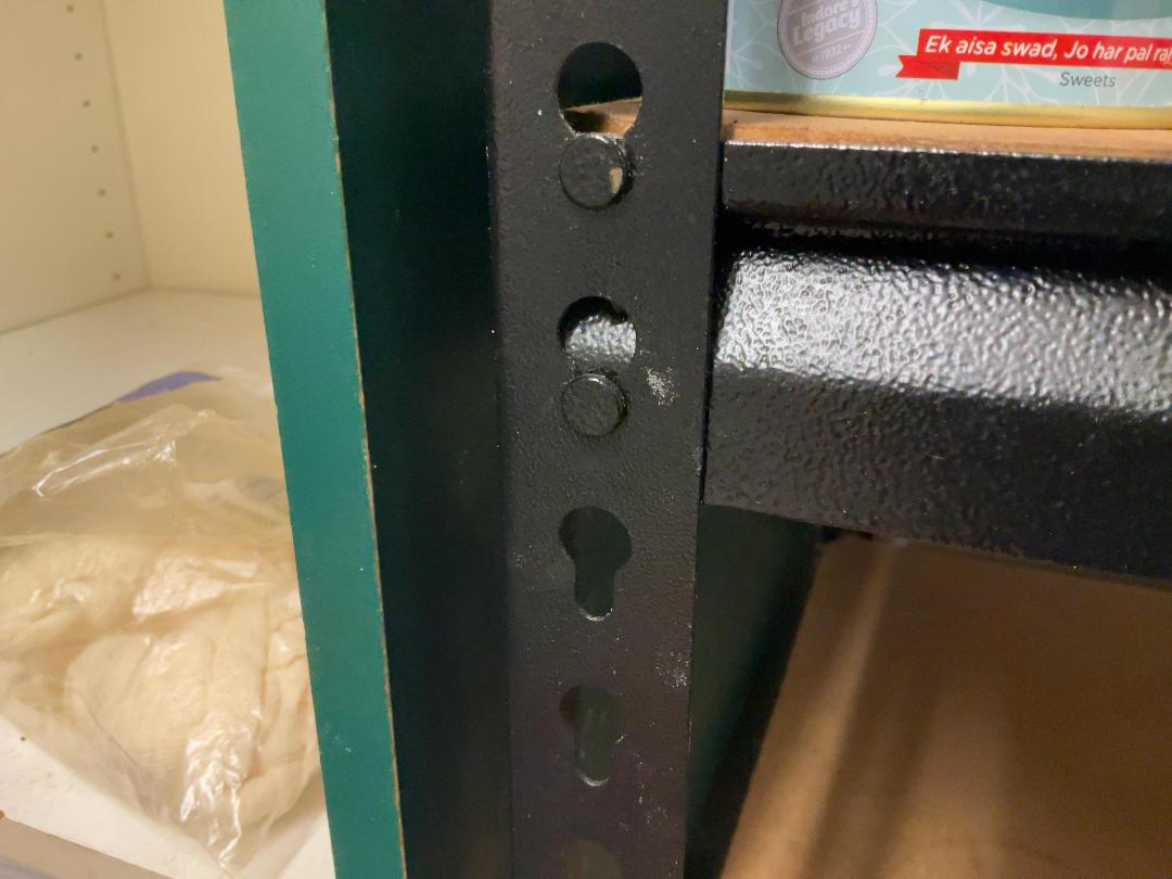 Photo '4' of Tall Black Shelving Unit