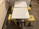 Thumbnail '2' of 2 x Square Tables & 4 stools