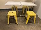 Thumbnail '3' of 2 x Square Tables & 4 stools