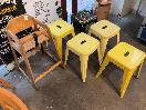 Thumbnail '4' of 5 x stools & 1 x highchair