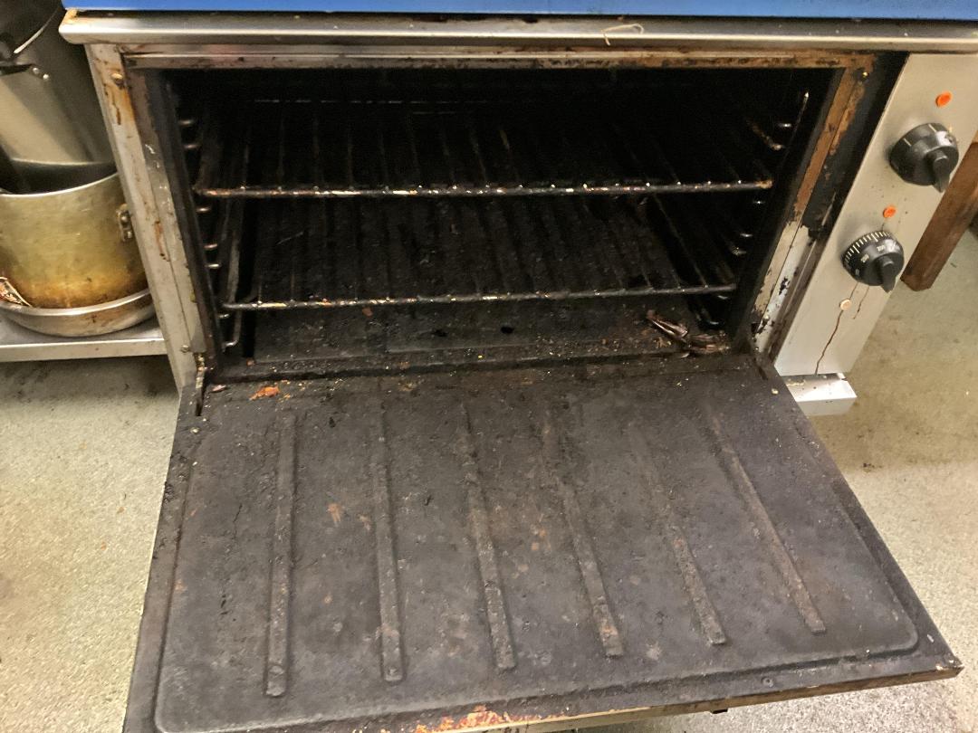 Photo '4' of Blue steel electric stove top and oven Photo '4' of Blue steel electric stove top and oven