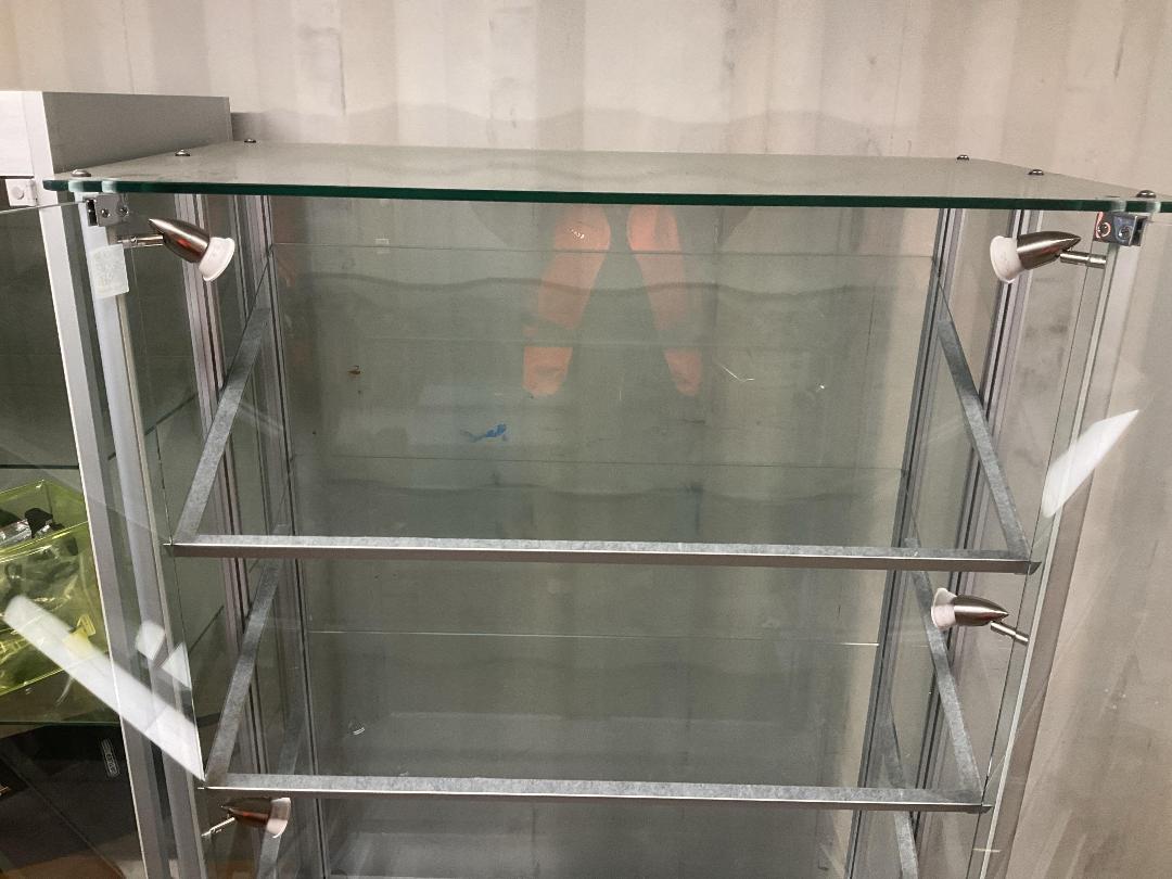 Photo '5' of Angled Shelf Glass Display Cabinet Photo '5' of Angled Shelf Glass Display Cabinet
